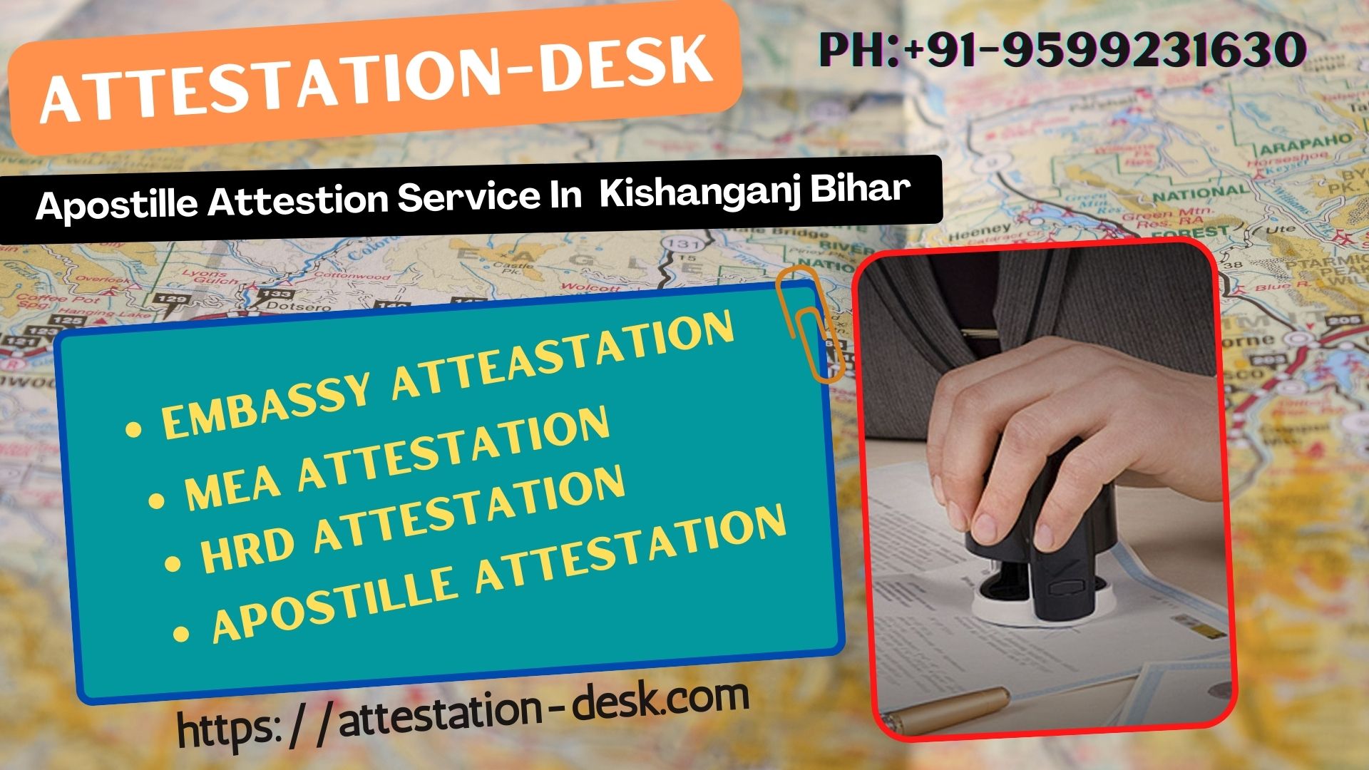 Certificate Attestation Apostille in Kishanganj   9599231630