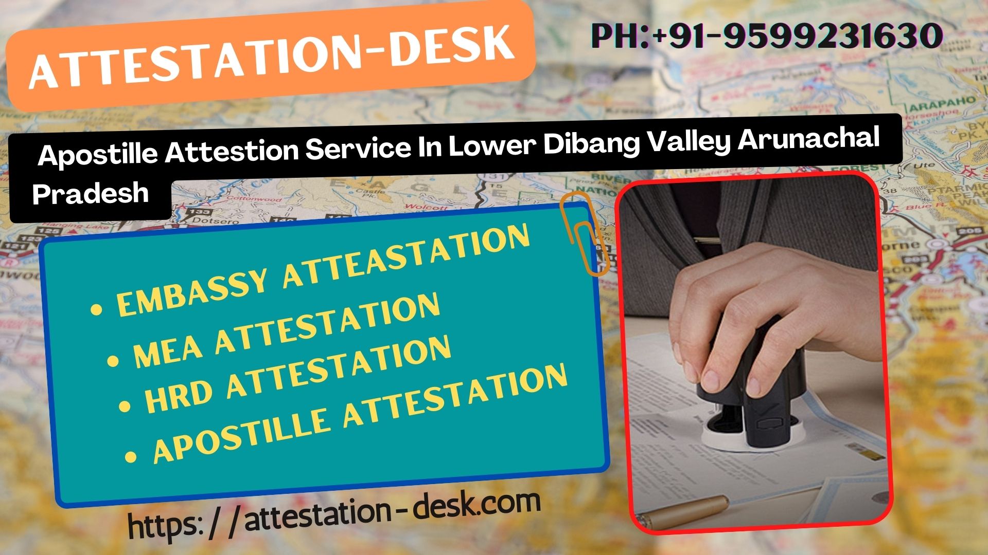 Certificate Attestation Apostille in Lower Dibang Valley   9599231630