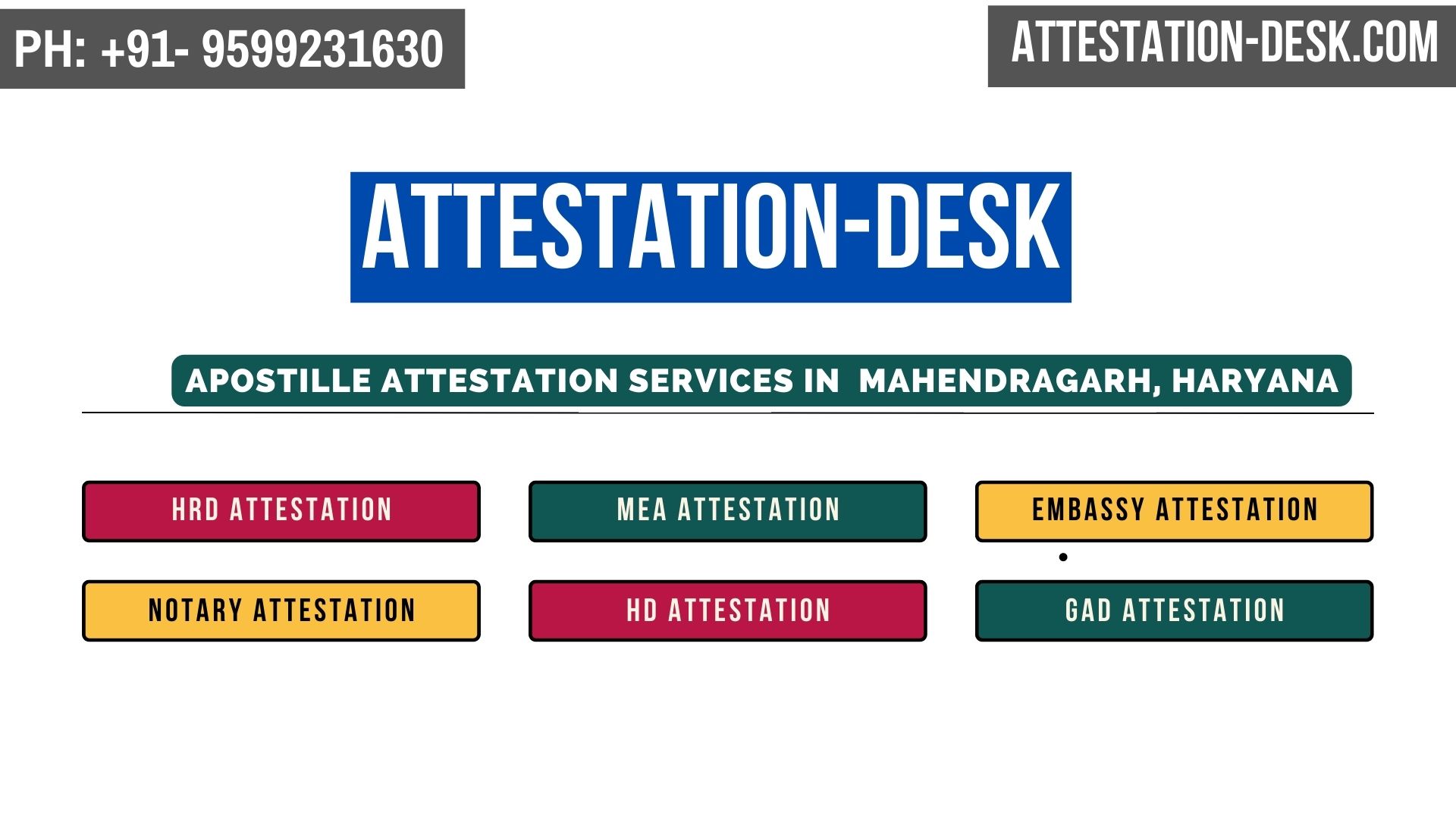 Certificate Apostille | Embassy Attestation in Mahendragarh Haryana 9599231630