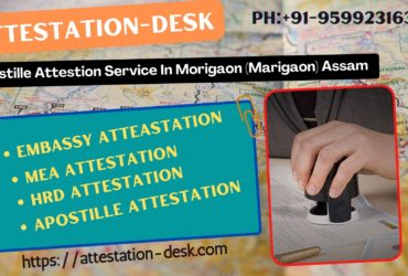 Certificate Attestation Apostille in Morigaon (Marigaon)    9599231630