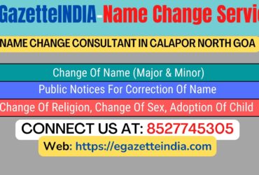 Name Change Agent Calapor North Goa In Calapor North Goa 8527745305