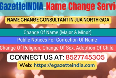 Name Change Agent Jua North Goa In Jua North Goa 8527745305