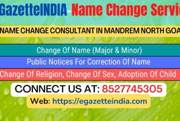 Name Change Agent Mandrem North Goa In Mandrem North Goa 8527745305