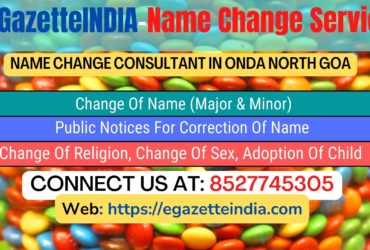 Name Change Agent Onda North Goa In Onda North Goa 8527745305