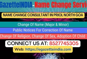 Name Change Agent Priol North Goa In Priol North Goa 8527745305