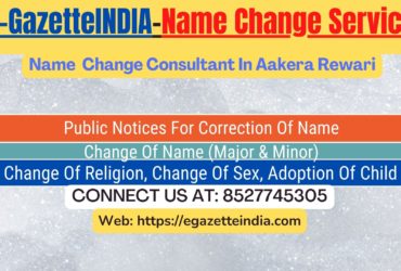 Name Change Agent Aakera Rewari In Aakera Rewari 8527745305