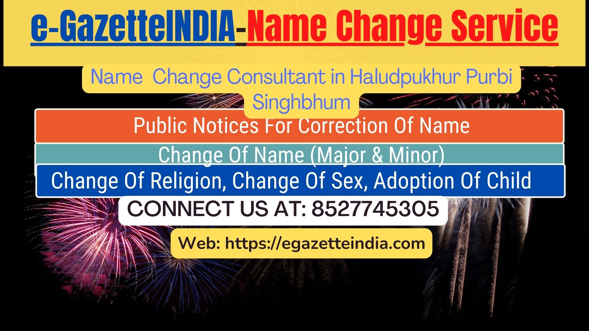 Procedure for name change in Haludpukhur Purbi Singhbhum 8527745305