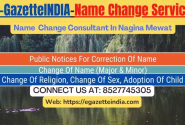 Procedure for name change in Nagina Mewat 8527745305