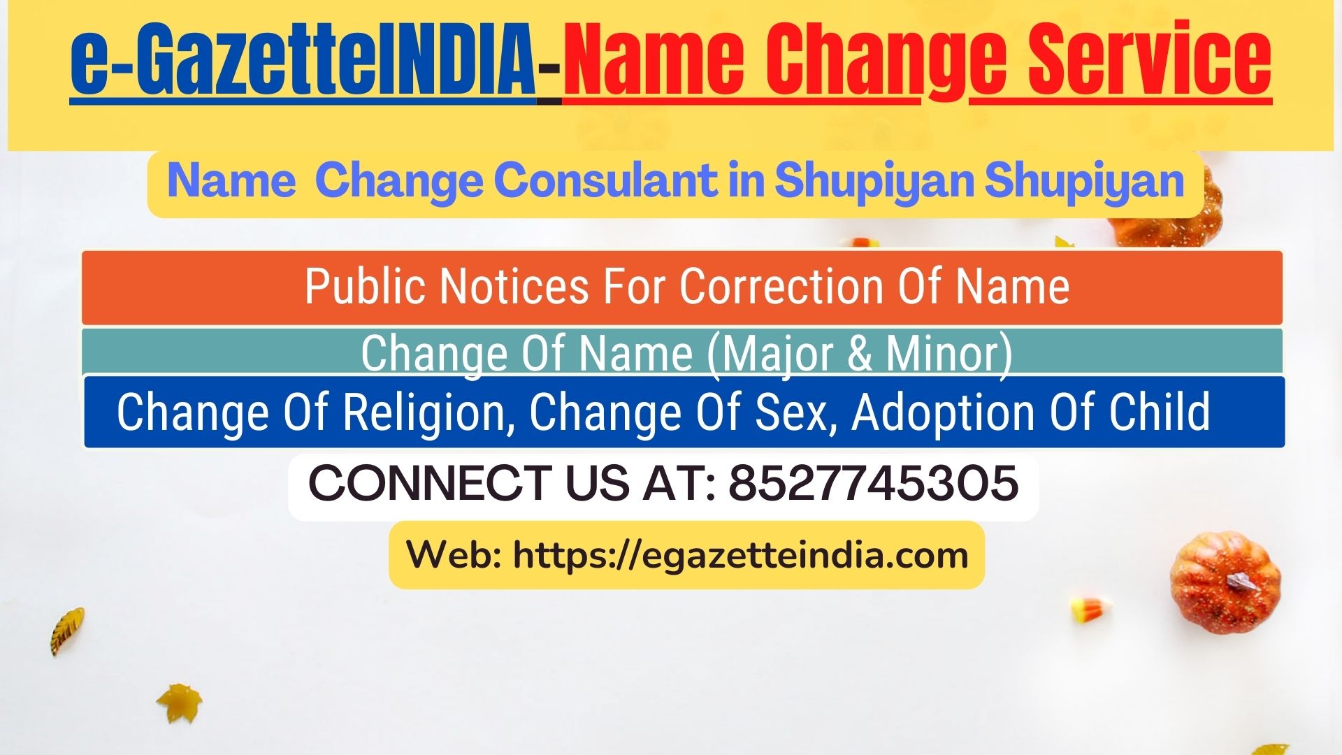 Name Change In Gazette Notification In Shupiyan Shupiyan-8527745305