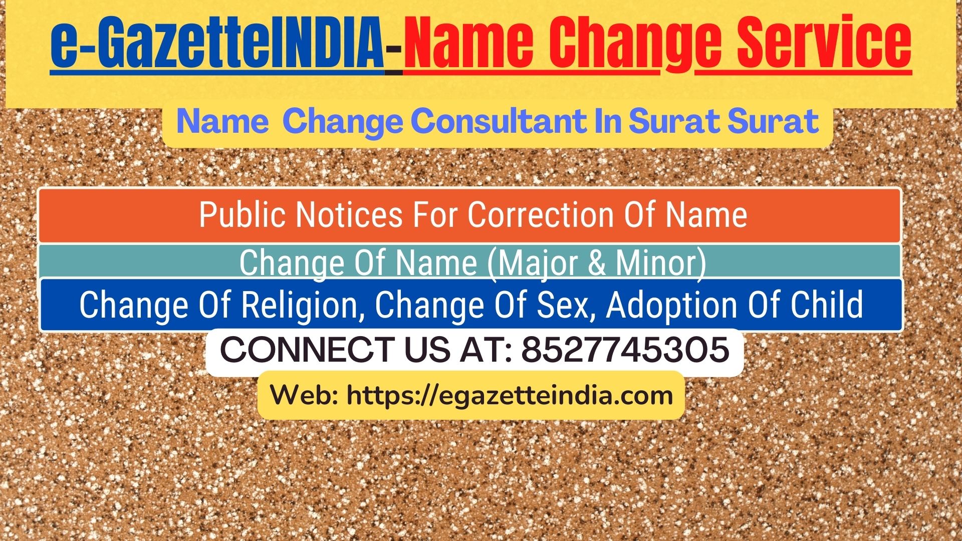 Name Change In Gazette Notification In Surat Surat-8527745305