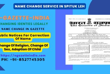 Name Change Agency and Procedure in Spituk Leh 8527745305