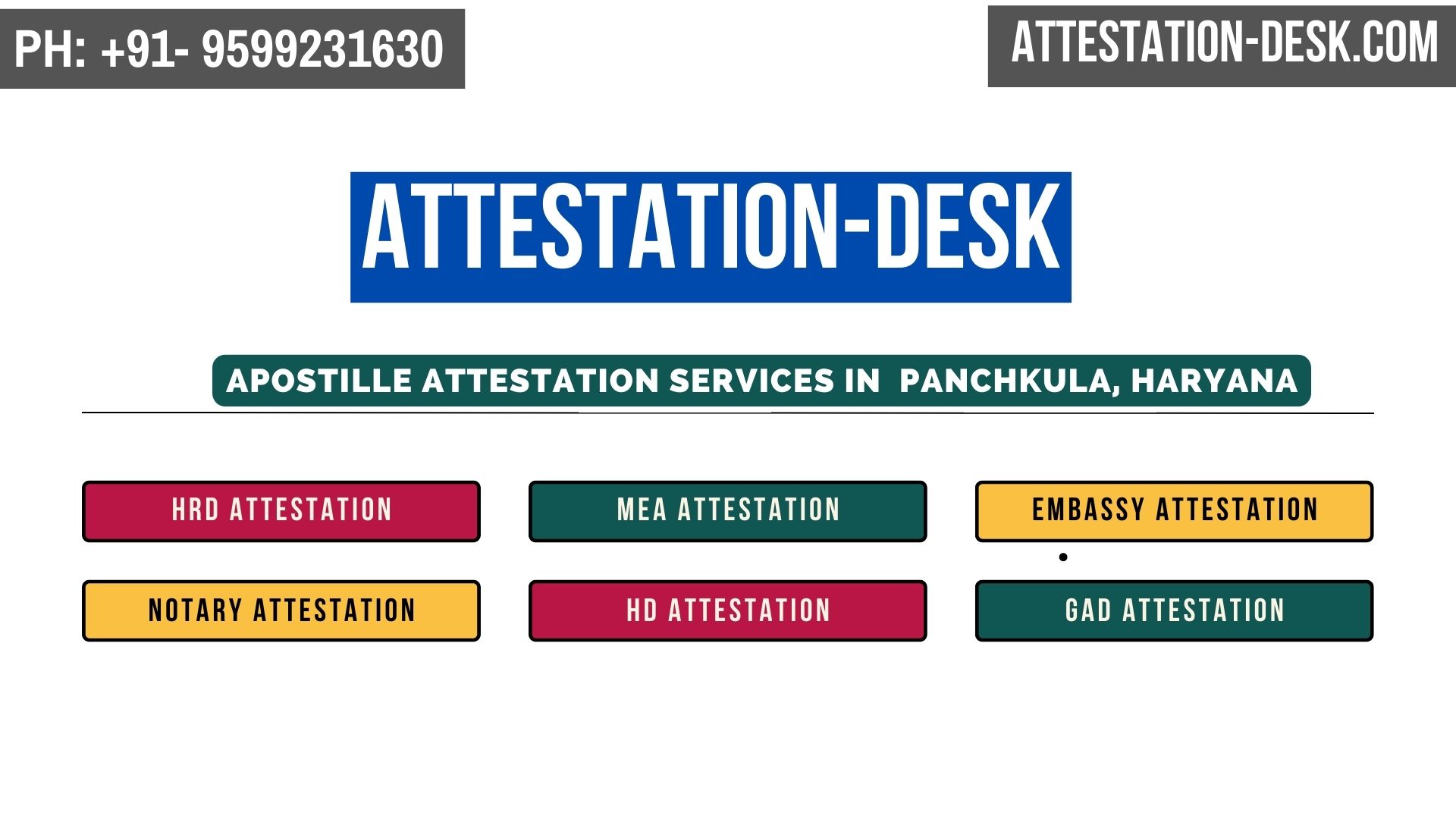 Certificate Apostille | Embassy Attestation in Panchkula Haryana 9599231630