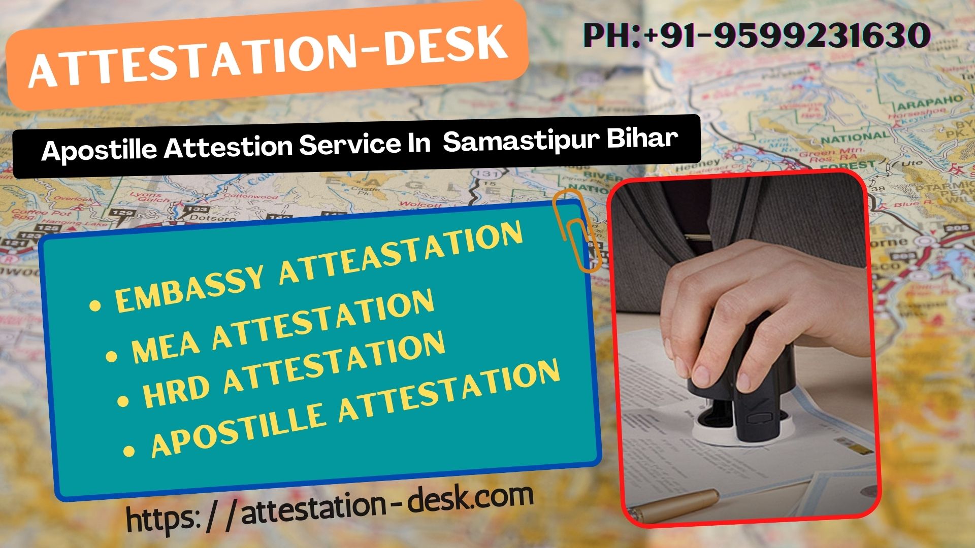 Certificate Attestation Apostille in Samastipur    9599231630