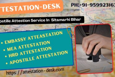 Certificate Attestation Apostille in Sitamarhi      9599231630