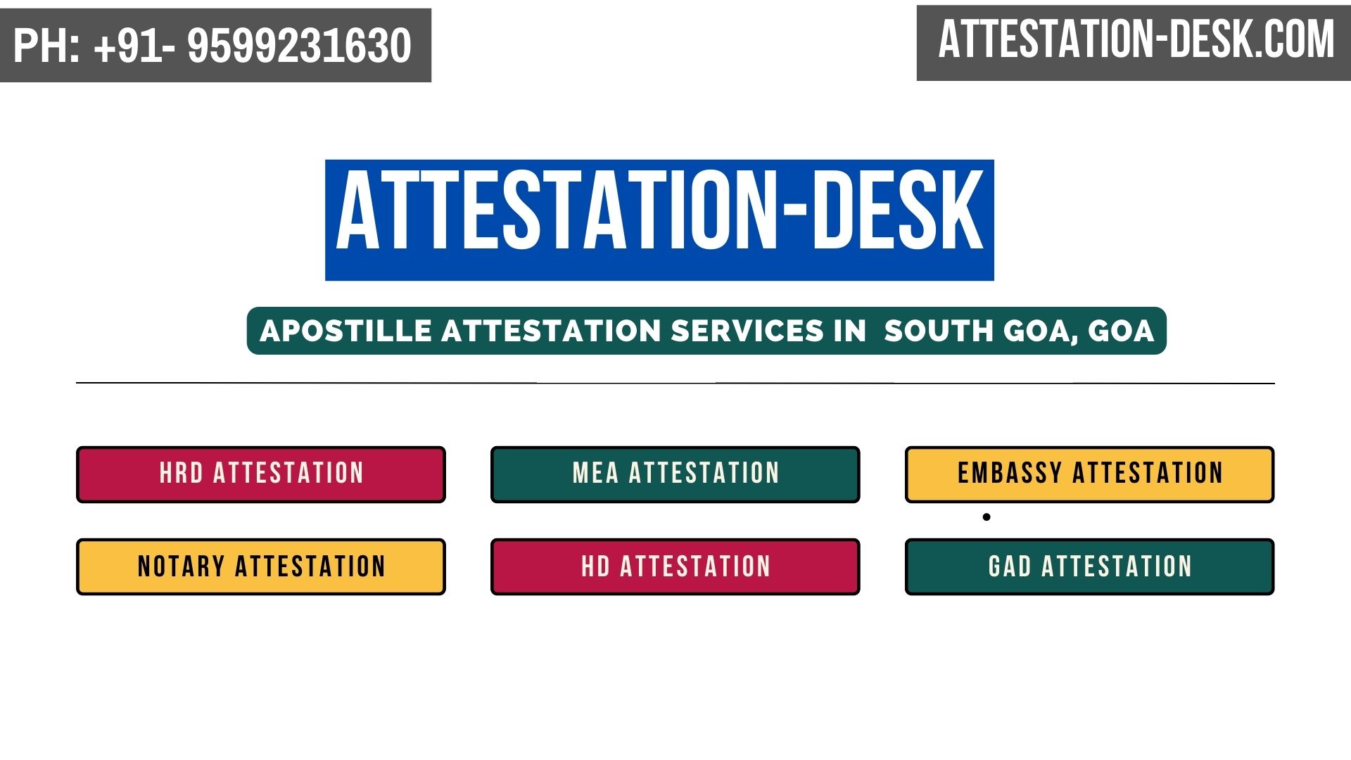 Certificate Apostille | Embassy Attestation in North Goa ,Goa 9599231630