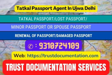 Tatkal passport services in Ujwa Delhi 9310724109