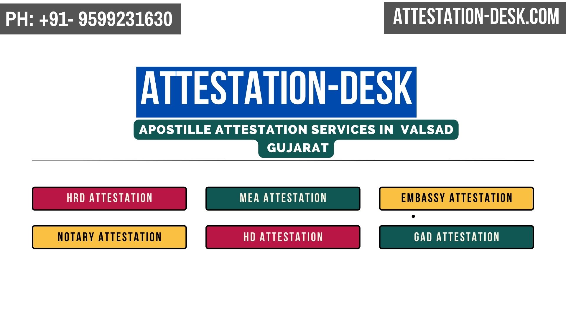 Certificate Apostille | Embassy Attestation in Valsad Gujarat 9599231630