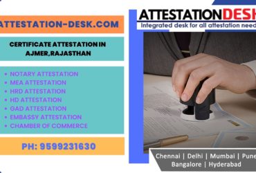 Certificate Attestation in Ajmer 9599231630