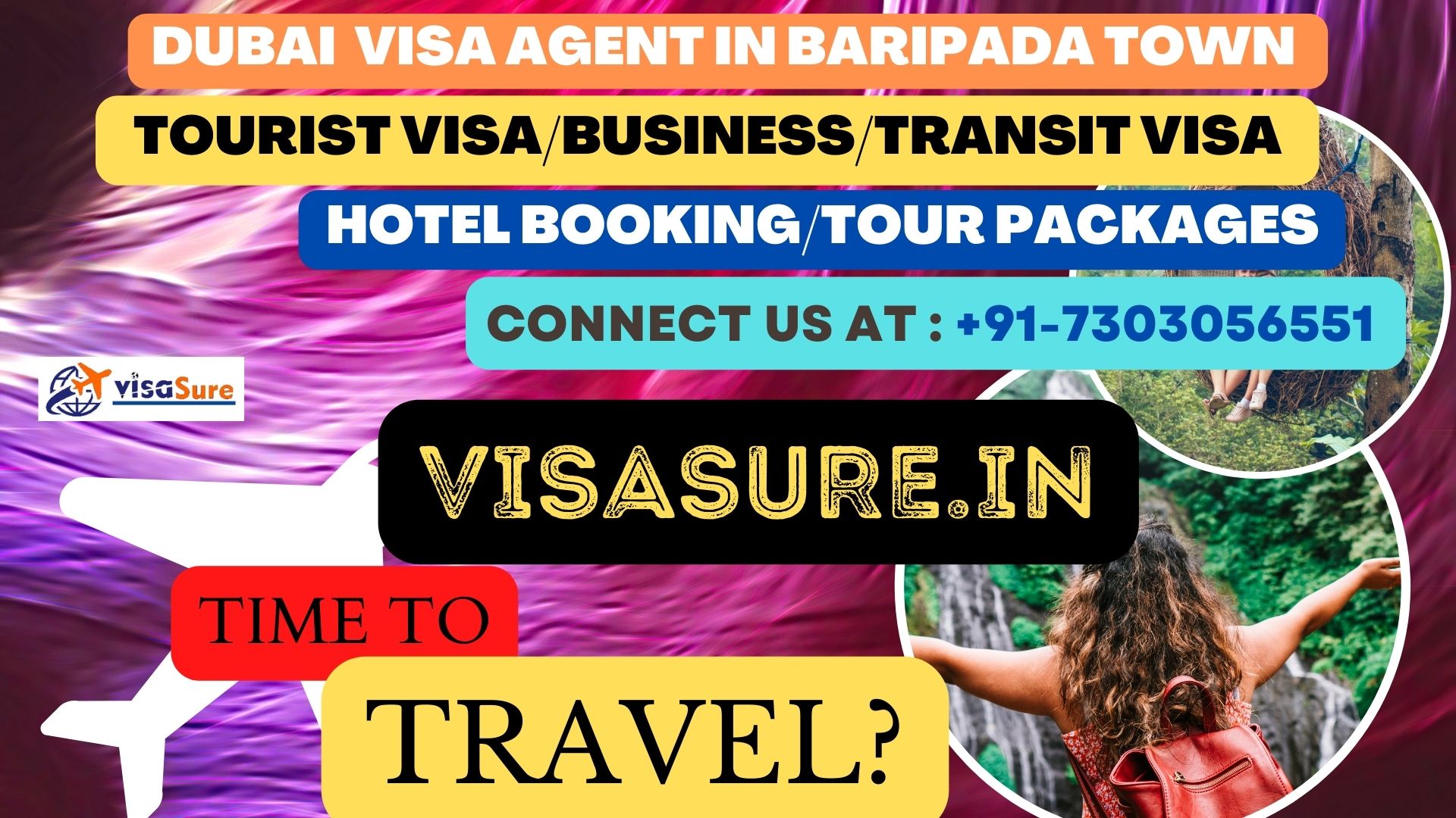 Dubai Visa Consultant In Baripada Town  7303056551