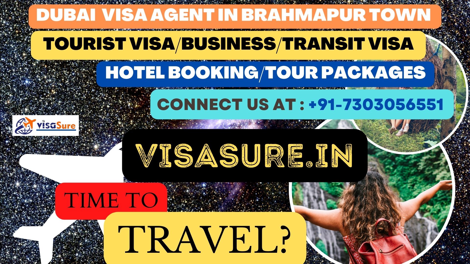 Dubai Visa Consultant In Brahmapur Town  7303056551