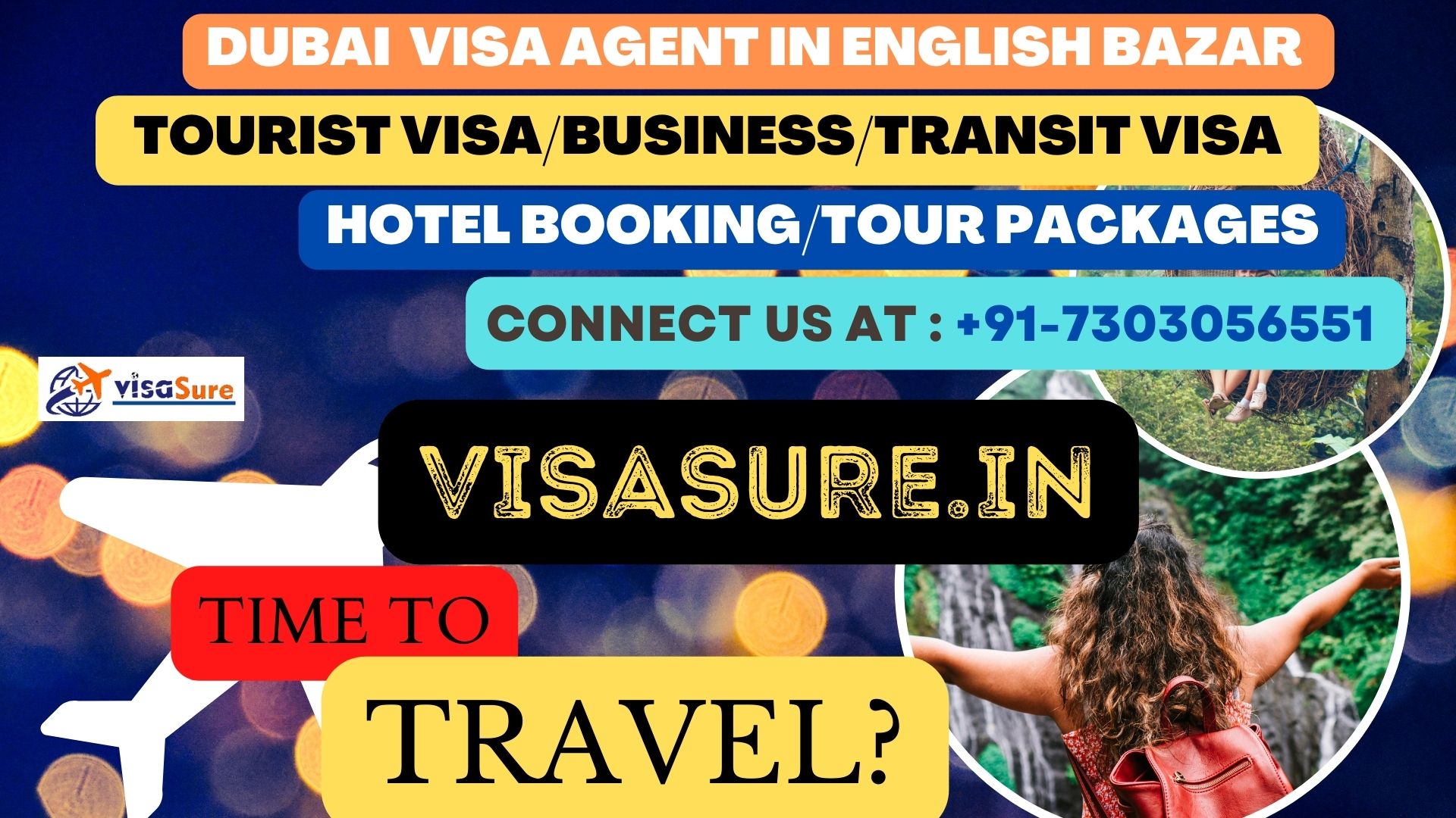 Dubai Visa Consultant In English Bazar  7303056551