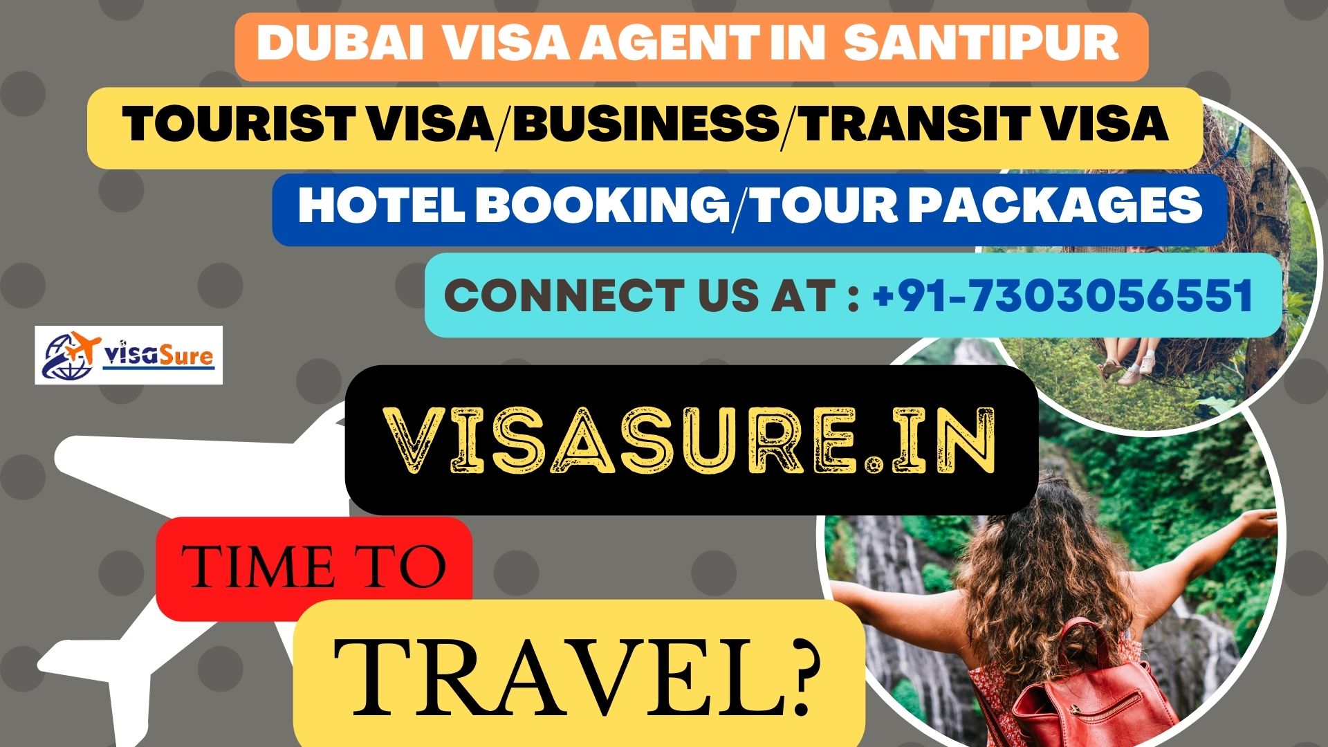 Dubai Visa Consultant In Santipur  7303056551